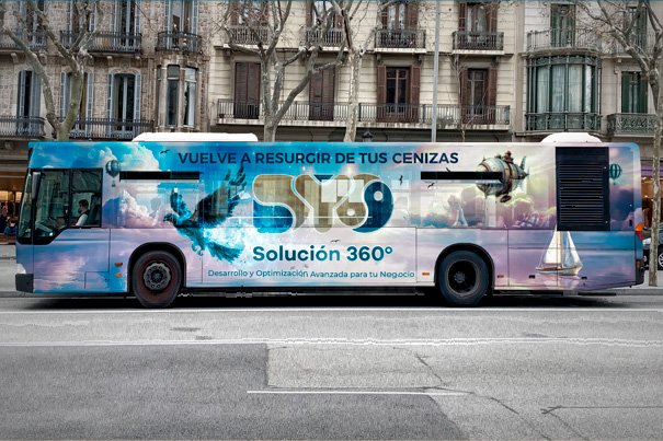 Autobús rotulado Evomarca: tu marca en movimiento